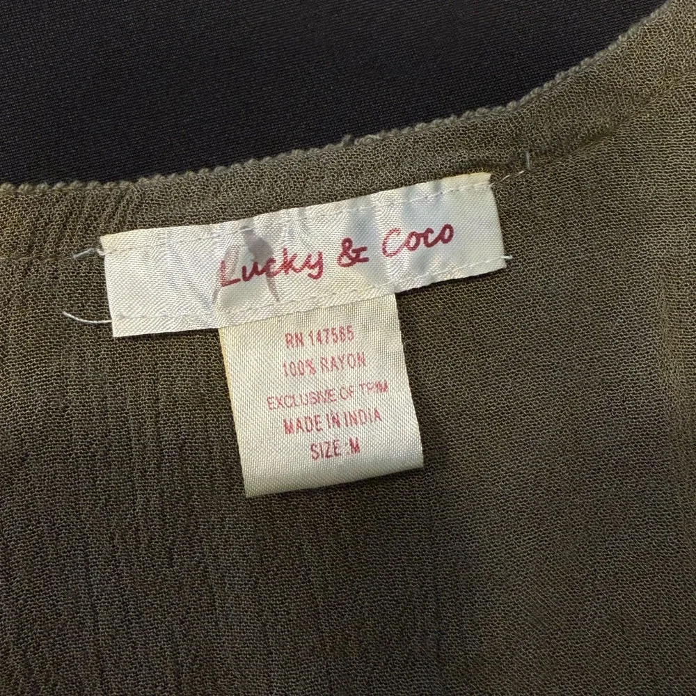 Lucky & Coco - Olive Green Tunic - Picture 8 of 8